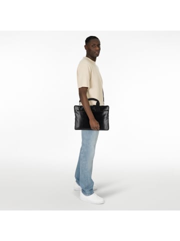 PICARD Buddy Aktentasche Leder 40 cm Laptopfach in schwarz