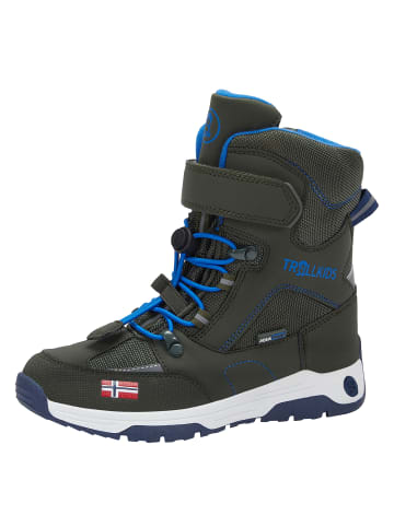 Trollkids Winterschuhe "Lofoten" in Efeugrün/Mittelblau