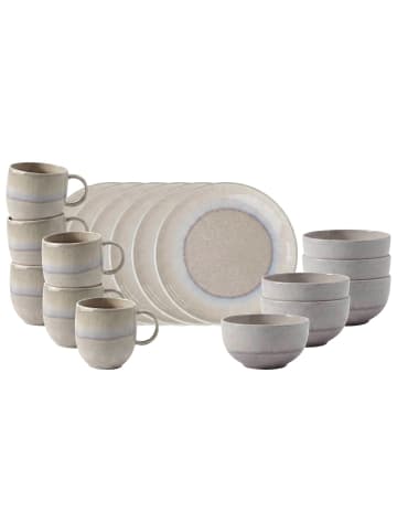 like. by Villeroy & Boch 18-tlg. Frühstücksservice Perlemor Sand in in beige