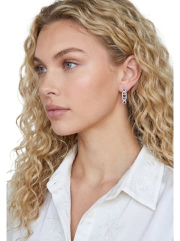 gaya Women Earrings in Rose Gold Navy