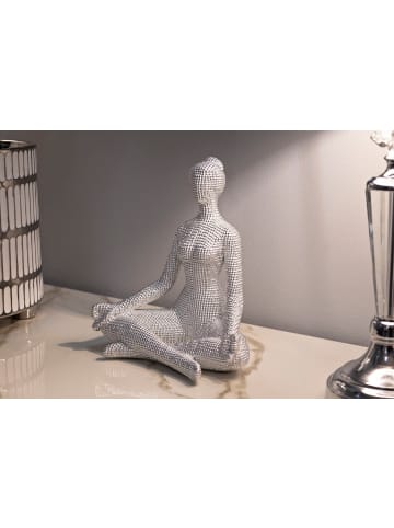 Mauro Ferretti Skulptur aus Silberharz, 20,5 x 15,5 x 23 cm