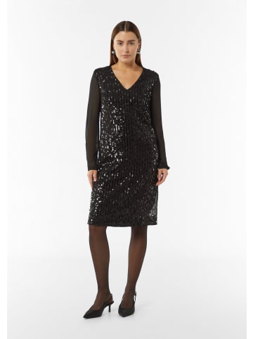 comma Kleid kurz in Schwarz
