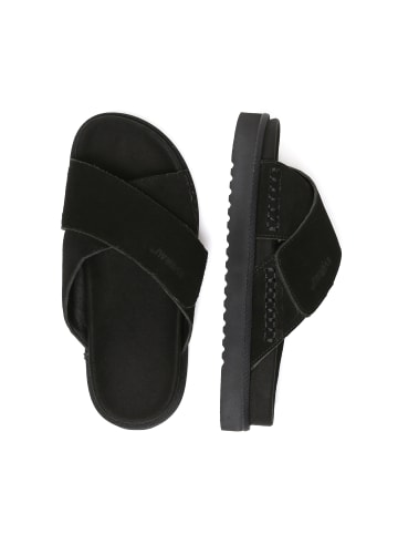 EVERAU Australia Leder Sandalen - Rose in Schwarz