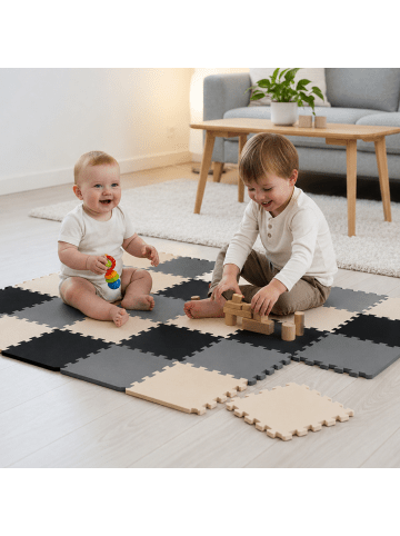 LittleTom Baby Spielmatte Sonia 27-tlg. im 3 Farben Mix