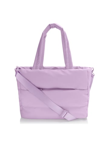 Heys Puffer Shopper Tasche 43 cm Laptopfach lavender