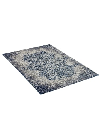 Kayoom Kurzflor Teppich River 140 in grau - multi - rechteckig