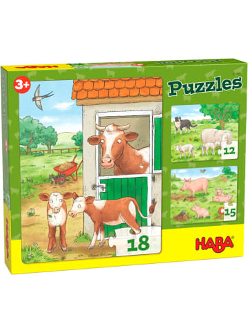 Haba HABA Puzzles Bauernhoftierkinder (Kinderpuzzle)