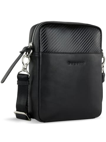 Bugatti Comet Umhängetasche Leder 18 cm schwarz