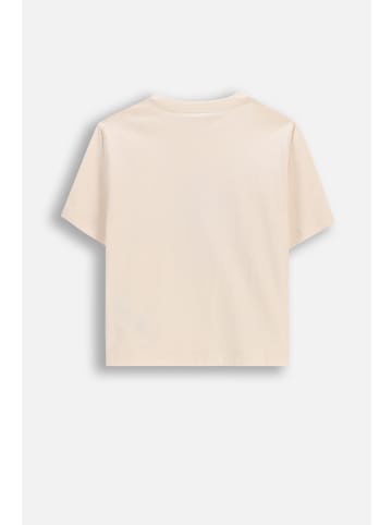 Coccodrillo T-shirt mit kurzen Ärmeln in ecru