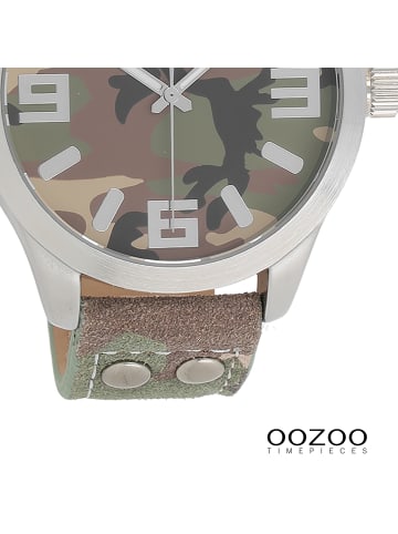Oozoo Analog-Armbanduhr Oozoo Timepieces mehrfarbig extra groß (ca. 46mm)