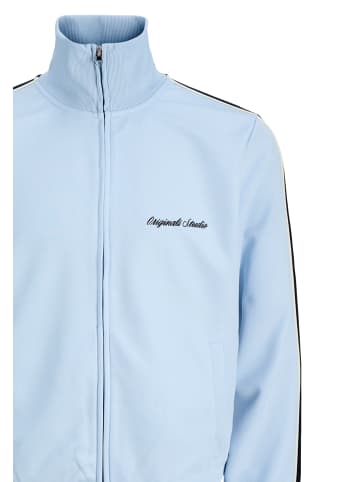 JACK & JONES Junior Sweatjacke 'Cotedazur' in blau