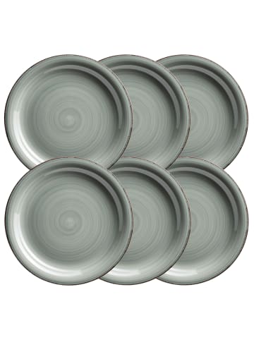 Mäser Speiseteller-Set, Steingut LUMACA in Grau