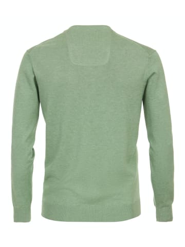 CASAMODA Pullover mit V-Ausschnitt uni 004430 in Grün