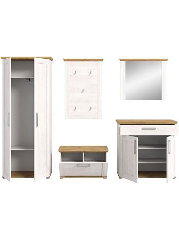 ebuy24 Garderobenmöbel Verona Lärche 276 x 39 cm