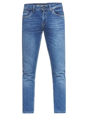 Rusty Neal Jeans Hose "MELVIN" Slim Fit Cotton-Stretch in Blue Used - 5