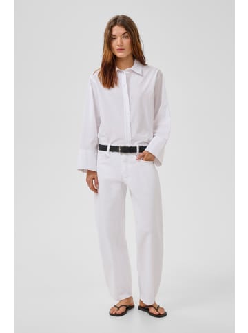 My Essential Wardrobe Langarm - Hemd MWSunna Box fit in Bright White