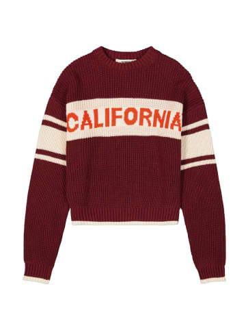 Garcia Strickpullover in dark cherry