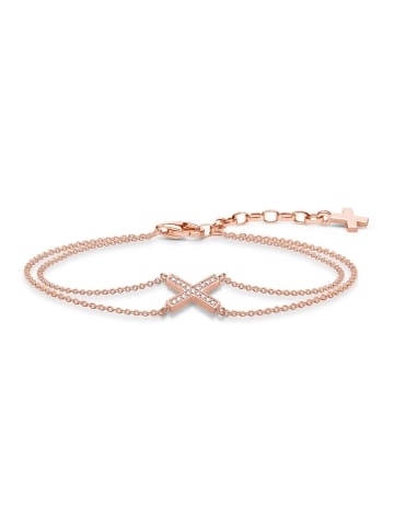 Thomas Sabo Armband "X mit Zirkonia" in Gold