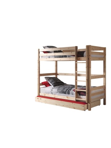 58 aufm Kessel ETAGENBETT Karolina 210x161x105 aus Massivholz in natur