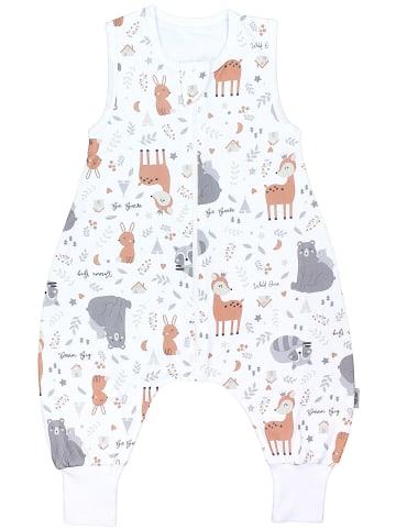 TupTam Babyschlafsack mit Beinen Unwattiert in weiß Modell 9