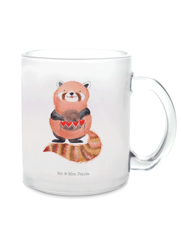 Mr. & Mrs. Panda Teetasse Roter Panda ohne Spruch in Transparent