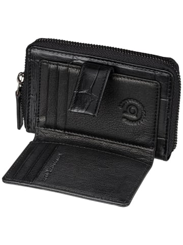 Bugatti Geldbörse Nevio Zip in Schwarz