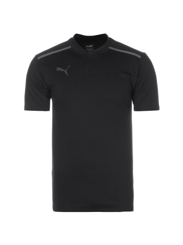 Puma Poloshirt TeamCUP Casuals in schwarz / dunkelgrau