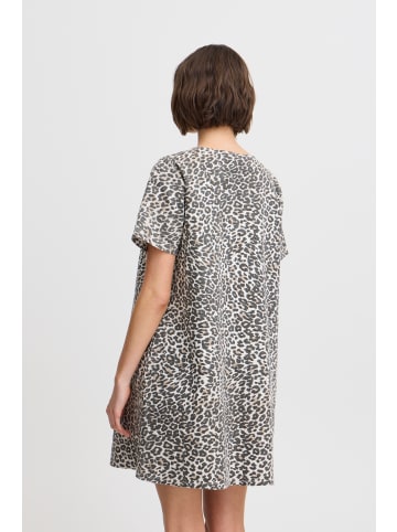 ICHI Kleid IXJILLA Regular fit in Cornstalk LEO Print