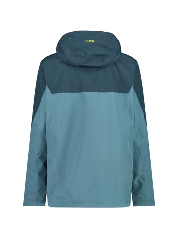 cmp Regenjacke Jacket Zip Hood in Petrol