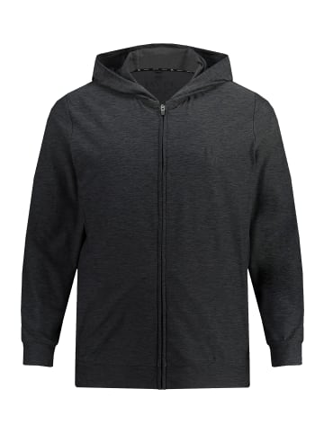 JP1880 Sweatjacke in schwarz