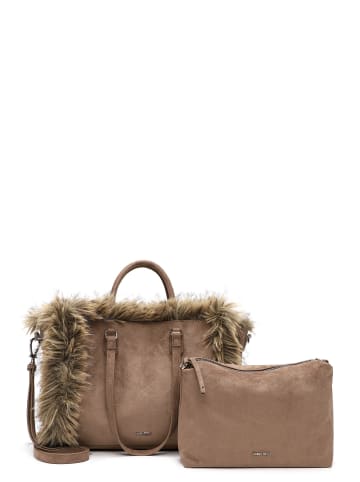 SURI FREY Shopper SFY Chessy Suede in taupe