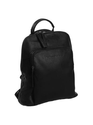 The Chesterfield Brand Wax Pull Up City Rucksack Leder 25 cm in schwarz