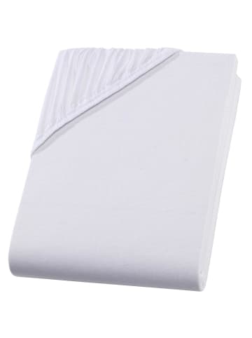 Carpe Sonno Jersey Spannbettlaken in Weiß