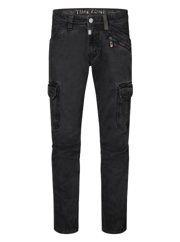 Timezone Cargo Denim Hose Slim Fit Stretch Jeans Regular BenTZ in Schwarz
