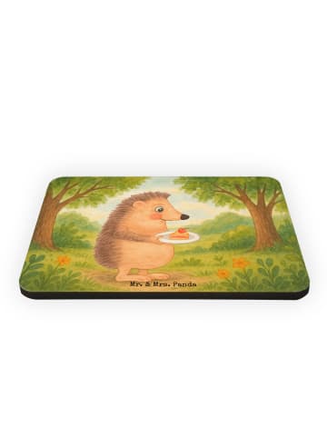 Mr. & Mrs. Panda Pinnwand Magnet Igel Kuchenstück Design ohne Sp... in Weiß