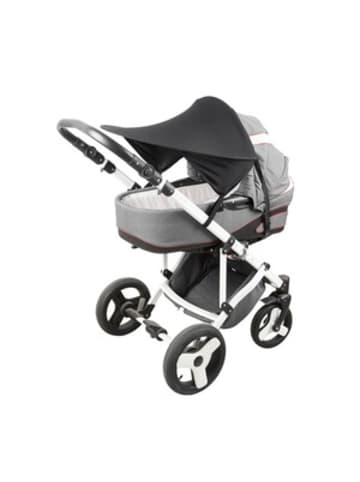 Babycab Universal Sonnenverdeck für Kinderwagen in Schwarz