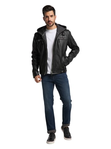 Bruno Banani Lederjacke SMUDO in Schwarz