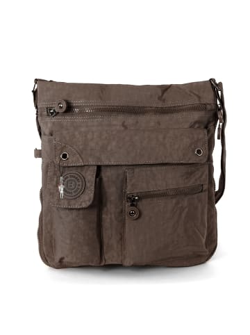 Bag Street Umhängetasche Nylon braun ca. 31cm