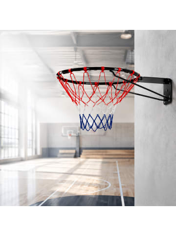 relaxdays Basketballkorb in Schwarz – Ø 45 cm