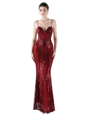 Moda Minx Abendkleid Gabrielle Long Dress in red
