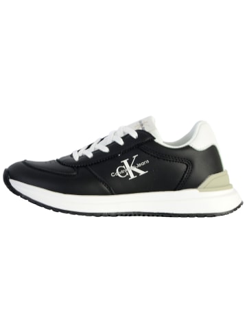 Calvin Klein Juniors Jeans Low Cut Lace Up Sneakers Schwarz