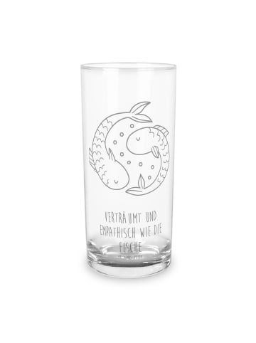 Mr. & Mrs. Panda Glas Sternzeichen Fische mit Spruch in Transparent