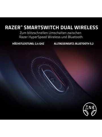 Razer Barracuda Kabelloses Multiplattform Headset Gaming Mobile Geräte USB-C Schwarz
