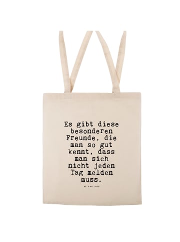 Mr. & Mrs. Panda Stoffbeutel Es gibt diese besonderen... mit Spruch in Creme