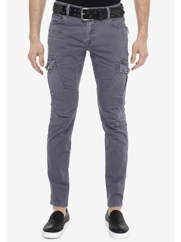 Cipo & Baxx Cargohose in Grey