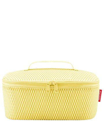 Reisenthel thermo coolerbag M - Brotzeitbox 28 cm (twist powder blue) in mesh lemon