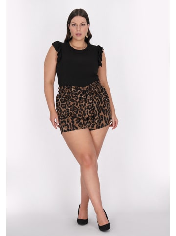 faina Women Plus Size Blouse in Black