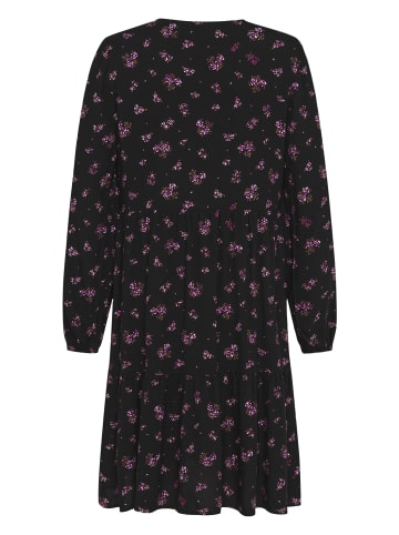 Zero  Blusenkleid mit Blumen in Black/Pink