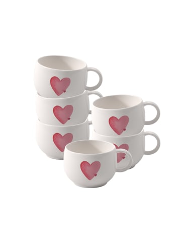 like. by Villeroy & Boch 6er Set Espressotassen With Love in 60 ml in weiß