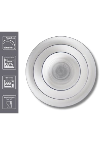 Ritzenhoff & Breker 16er Set Kombi Set Luna in Grau
